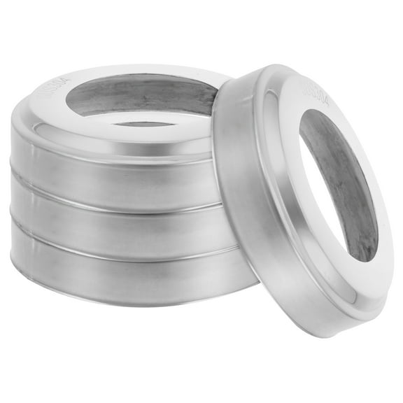 Beaupretty 4Pcs Pool Ladder Protector Cover Escutcheons Plate Silver Stainless Steel