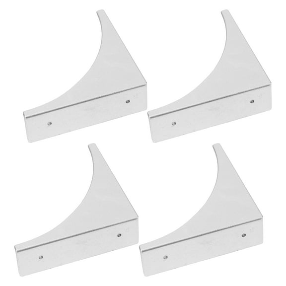 Beaupretty 4pcs Corner Bumpers for Furniture Silver Decorative Corner Guards for Daily Life Use