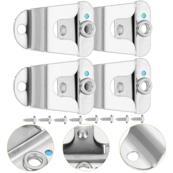 Beaupretty 4Pcs Mobile Radio Holder Clip Metal Mic Hanger for Headset Use Durable Design