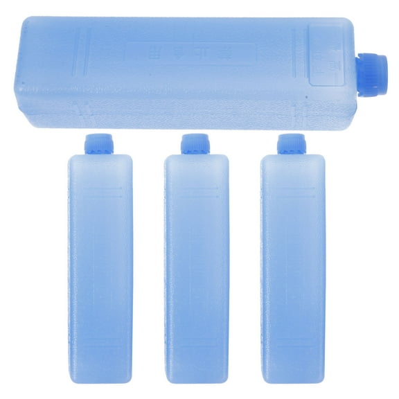 Beaupretty 4Pcs Reusable Cooling Ice Containers for Outdoor Food Transport and Cooler Storage