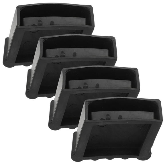 Beaupretty 4Pcs Durable Rubber Ladder Foot Caps for Step Ladder Safety and Stability