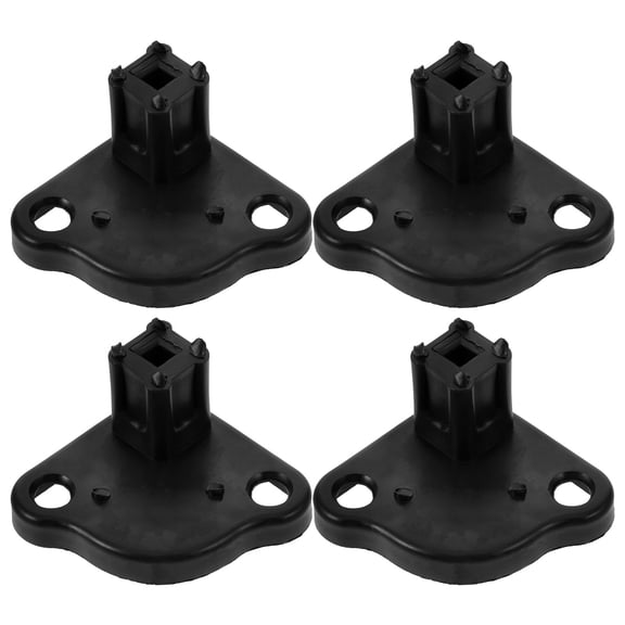 Beaupretty Tent Connection Kit Black Co-PP Rv Awning Bottom Bracket Splashproof Durable