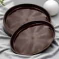 thumbnail image 1 of Beaupretty Round Plastic Plant Trays Coffee for Indoor Decorative Use 5Pcs, 1 of 5