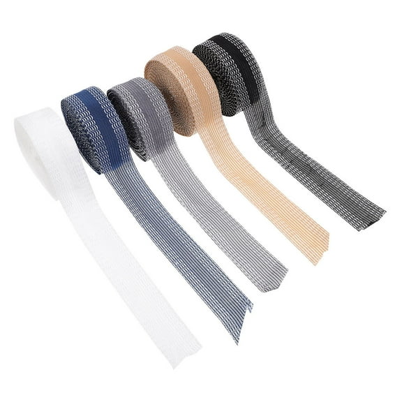 Beaupretty 5 Rolls Self Adhesive Ironing Trouser Hem Tape Beige for Shorten Clothing and DIY Projects