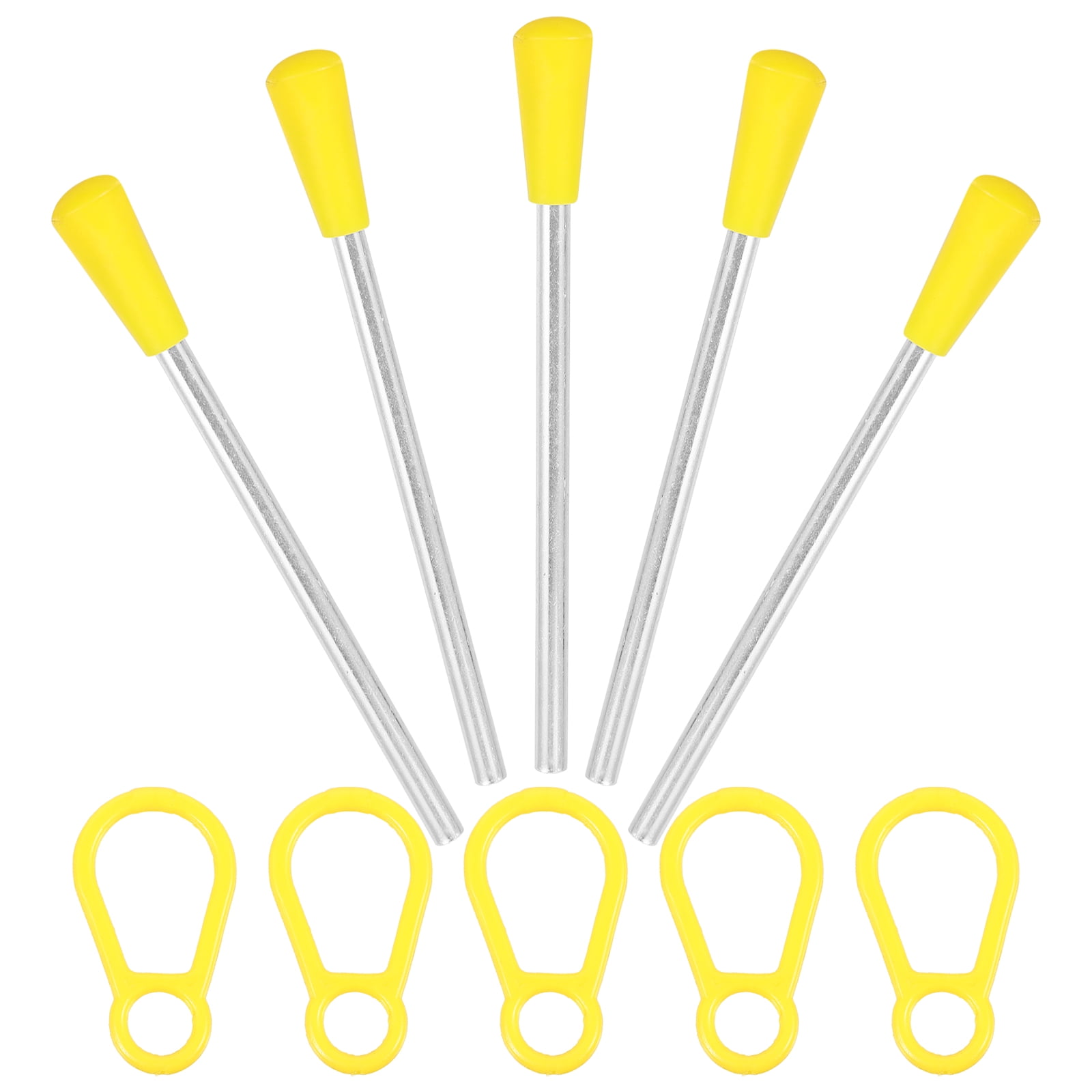 Beaupretty 5 x Hand Rings Triangle Percussion Instrument Plastic With ...