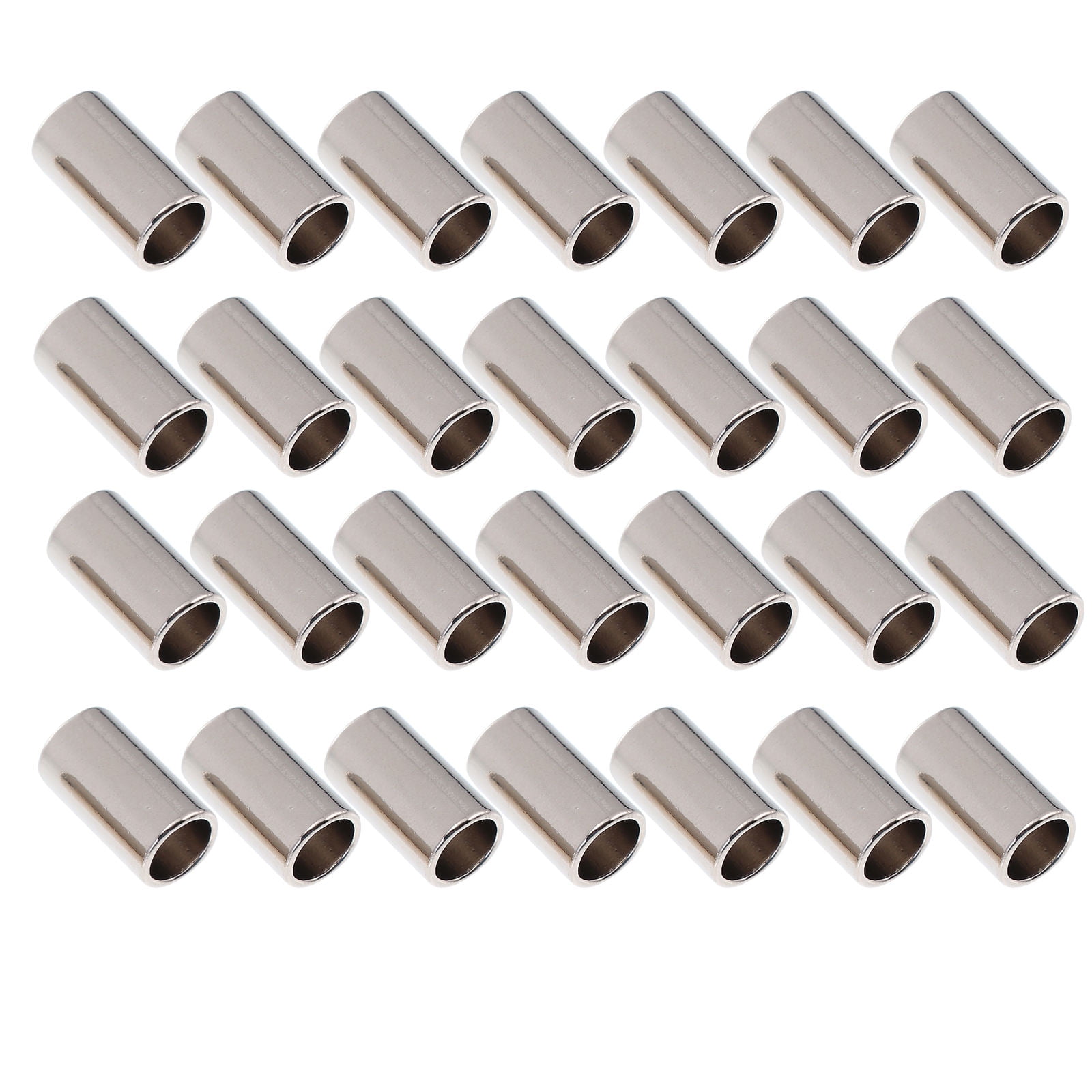 Beaupretty 50Pcs Plated Silver Drawstring Cord Buckles Slide Fasteners ...