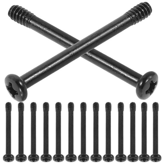 Beaupretty 50Pcs Computer Case Screws Metal Black for Fastening PC Components