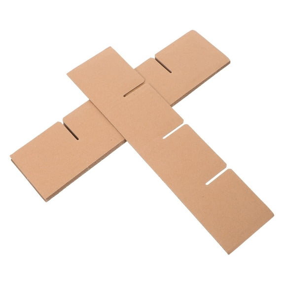 Beaupretty Khaki Paper Box Dividers Versatile Size Easy to Use for Moving 5Pcs