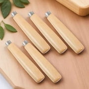 Beaupretty 5Pcs Ergonomic Wooden File Handle Cover for Cutting Tools and Woodworking Accessories