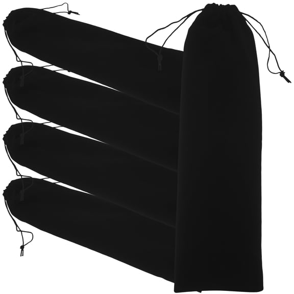 Beaupretty 5Pcs Curling Iron Travel Bag Black Flat Iron Storage Pouch Wear Resistant Material