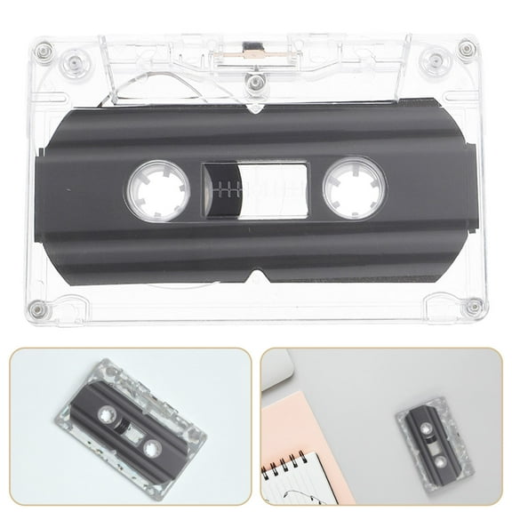 Beaupretty 6Pcs Blank Cassette Tapes for Recording with Transparent Case Clear Audio for Home Use
