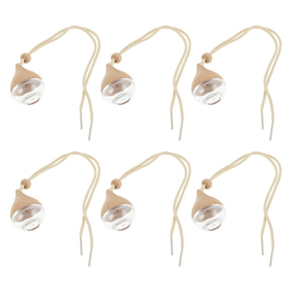 Beaupretty Elegant Assorted Color Car Aroma Diffuser Pendant for Interior Decoration - 6Pcs