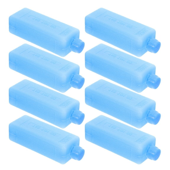 Beaupretty 8Pcs Cooler Packs Ice Container Blue PE Cooling For Air Conditioner Fan Home Use