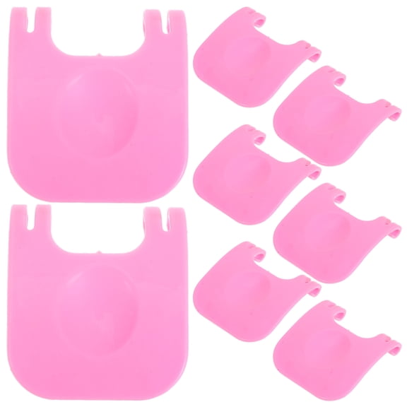 Beaupretty PP Cage Fastening Clips Pink for Small Animals Reliable Fastening 8Pcs
