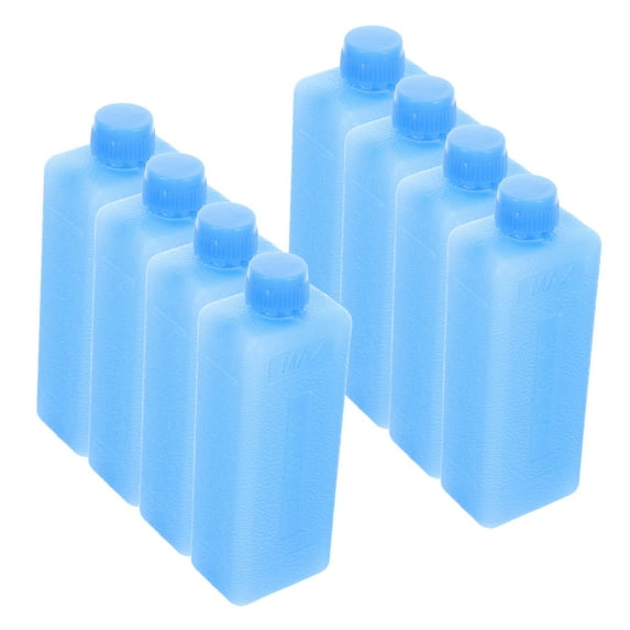 Beaupretty 8pcs Ice Packs For Breastmilk Storage Ice Crystal Boxes Blue PE For Cool Bag Home Use