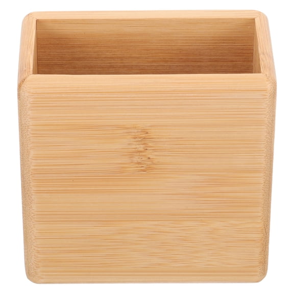 Beaupretty Remote Control Holder Stand Multi-Functional Storage Beige Bamboo for Home