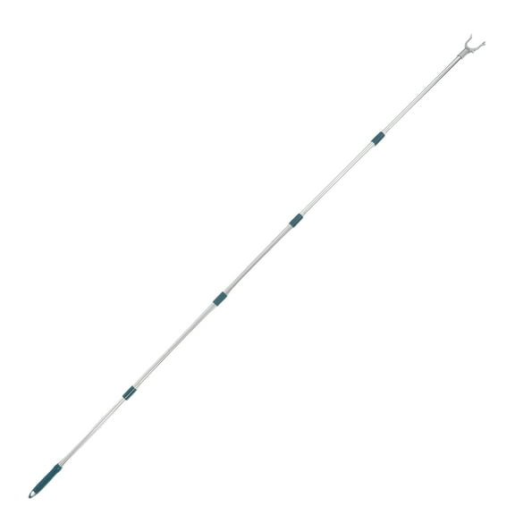 Beaupretty Adjustable Plated Silver Clothesline Pole for Household Use Detachable Telescoping Clothes Reaching Rod