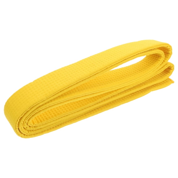 Beaupretty Yellow Cotton Martial Art Belt Soft and Flexible for Protection