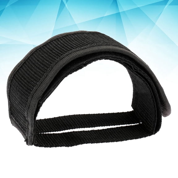 Beaupretty Anti Slip Pedal Traction Strap Foot Strap For Cycling Black 1 Pair