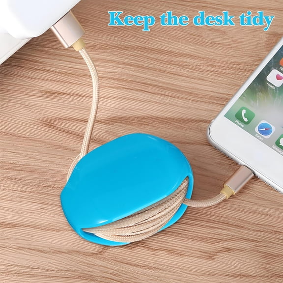 Beaupretty Automatic Cable Winder Rectangular Red for Data Cable Organization