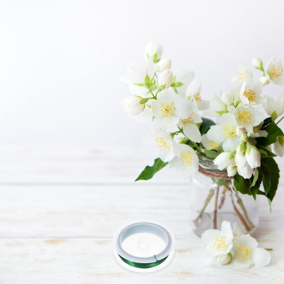 Beaupretty Moderate Hardness Green Iron Wire for Wedding and Garden Party Decorations