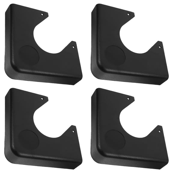 Beaupretty 4Pcs Pool Table Black Metal Corner Accessories for Enhanced Durability