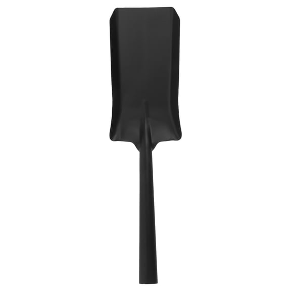 Beaupretty Multifunctional Black Stainless Steel Ash Shovel for Fireplace