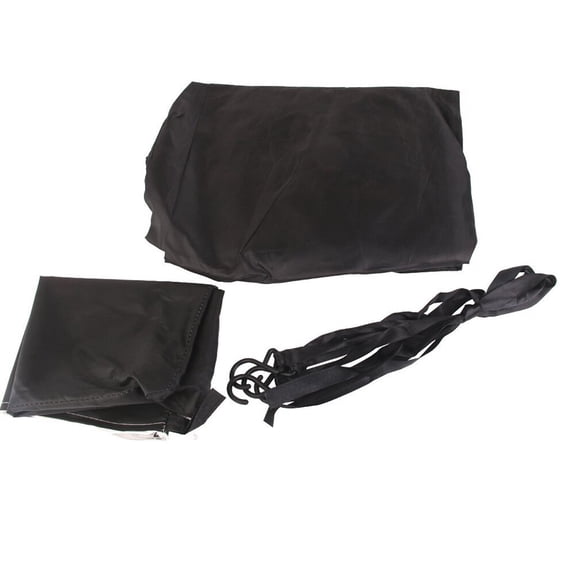 Beaupretty Black Half Car Cover for Weather Damage and Interior Cooling