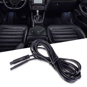 Beaupretty Black Backup Camera Cable 4 Pin Extension Cord for Car Use with Temperature and Abrasion Resistance