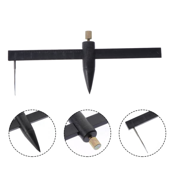 Beaupretty Black Pottery Compass for Clay Drawing Easy to Use Lightweight