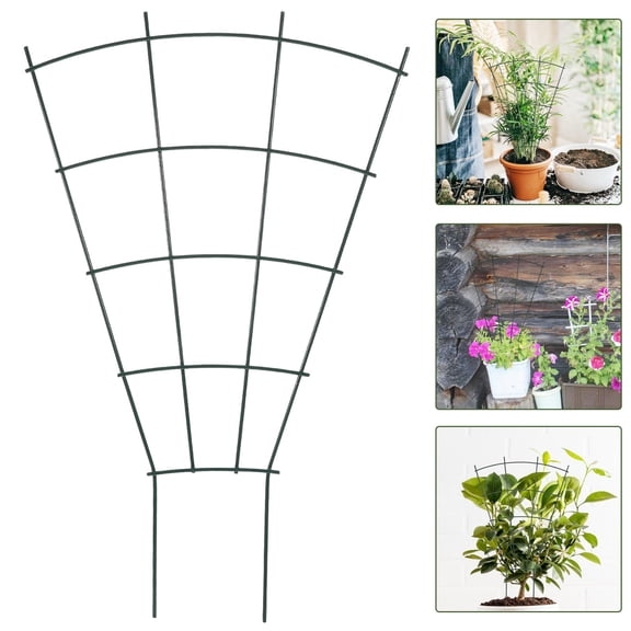 Beaupretty Metal Garden Trellis for Climbing Plants with Stable Green Plant Support Frame