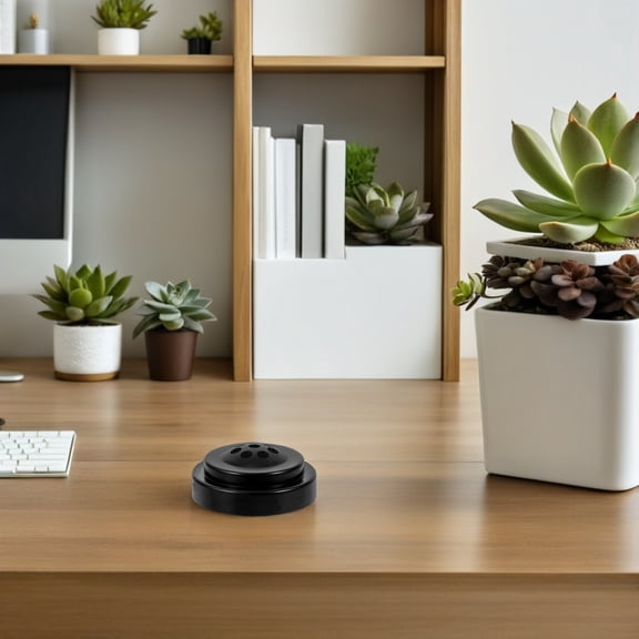 Beaupretty Outdoor Small Flag Holder Black Plastic Flagpole Stand for Garden and Office Display