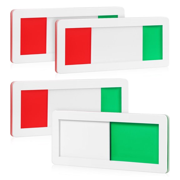 Beaupretty 4Pcs Office Door Signs Multi Color Sliding Do Not Disturb in Session Signs
