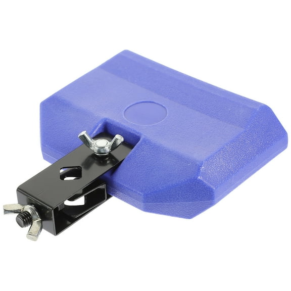 Beaupretty Durable Blue Drum Percussion Cow Bell Accessory with Easy Installation and Mallet