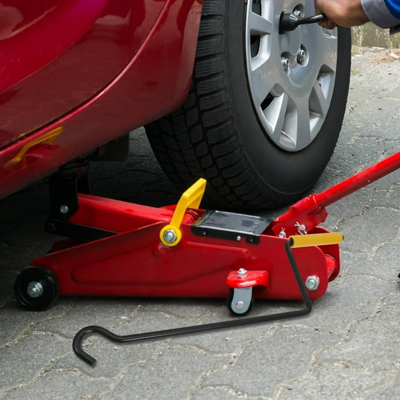 Beaupretty Car Jack Lever Jack Handle Steel Black 1Pack