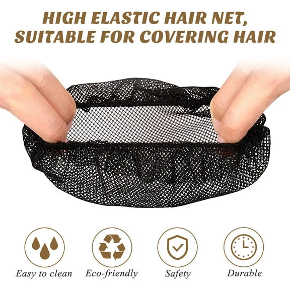 Beaupretty Reusable Ballet Bun Hair Net Breathable Hair Nets Invisible for Women Skating 5Pcs