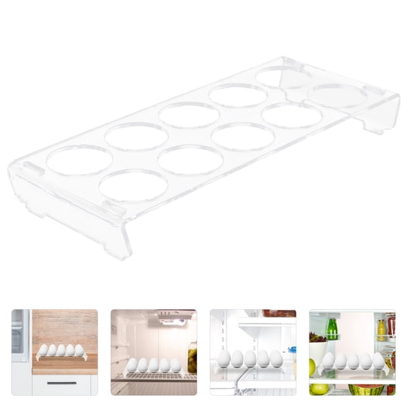 Beaupretty Refrigerator Egg Rack Organizer with Durable Acrylic Material