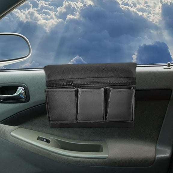 Beaupretty Car Armrest Extender in Black with Storage Pocket for Car Door Elbow Rest
