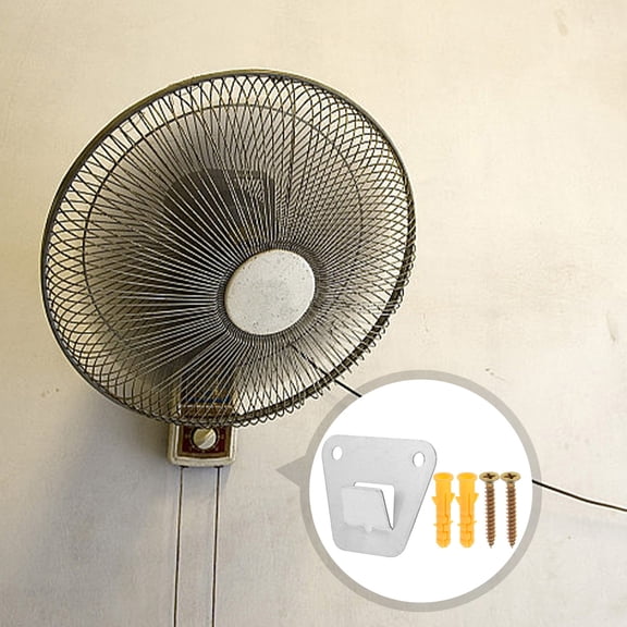 Beaupretty Wall Mounting Bracket Electric Fan Holder Steel for Office Use