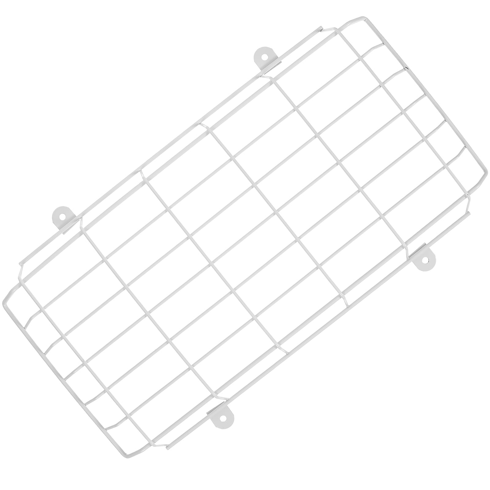 Beaupretty Exit Sign Cover Emergency Light Wall Guard Metal White 1Set ...