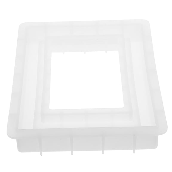 Beaupretty DIY Photo Frame Silicone Mold Easy to Clean Transparent Crystal