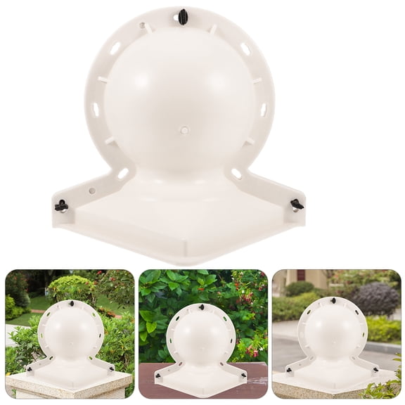 Beaupretty White Plastic Roman Column Mold for DIY Garden Fences and Balustrades