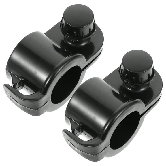 Beaupretty 2Pcs Outdoor Flagpole Clips Plastic Adjustable Clamp for Hanging Banners