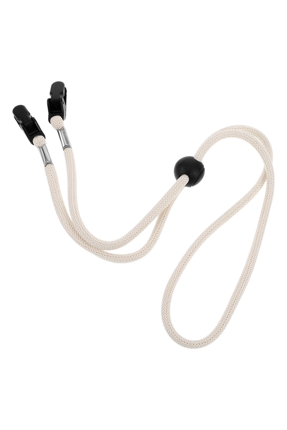 Easy Install Beige Hat Clip Retainer with Adjustable Chin Cord Strap