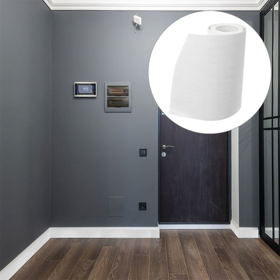 Beaupretty Self-Adhesive PVC Baseboard, White, Flexible for Wall and Floor Corners