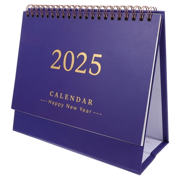 Beaupretty Multi Functional Desk Calendar Paper Blue 1Pack