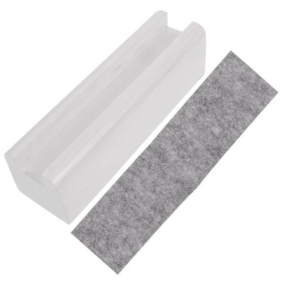 Beaupretty Mirror Holder Display Support Floor Mirror Wooden White 1Pcs