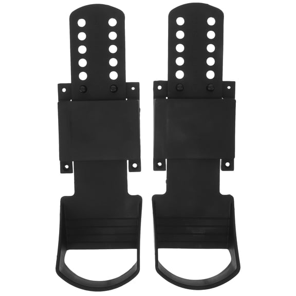 Beaupretty 1 Pair of Universal Rowing Pedals Black Plastic Cardiovascular Exercise for Various Heights