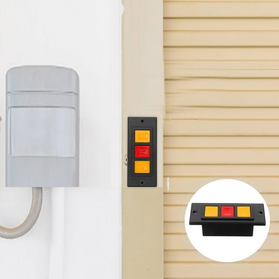 Beaupretty Universal Garage Door Button Plastic Copper Sleek Design for Home