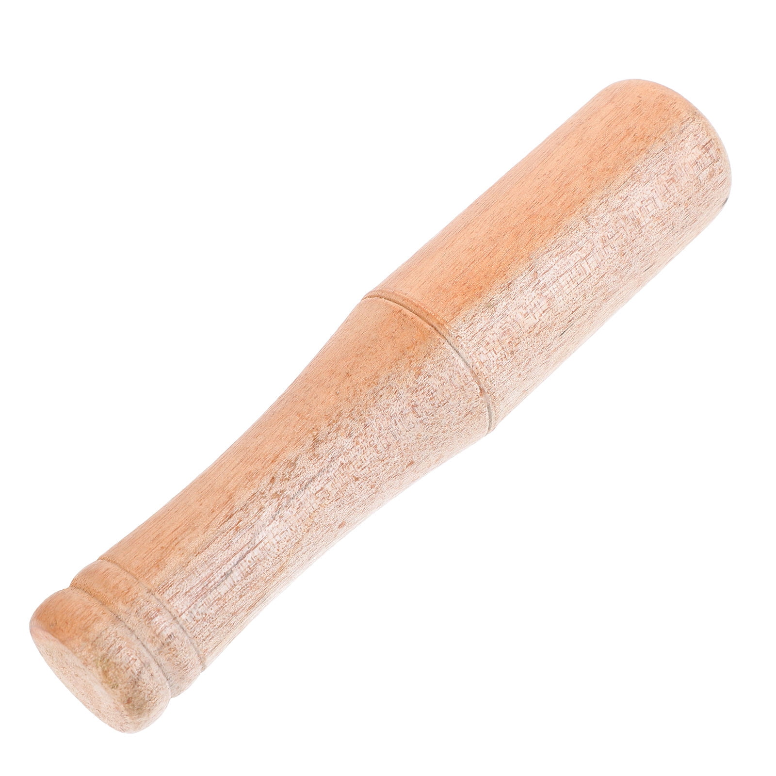 Beaupretty Light Brown Wooden Pestle Garlic Press Spice Grinder for Use ...